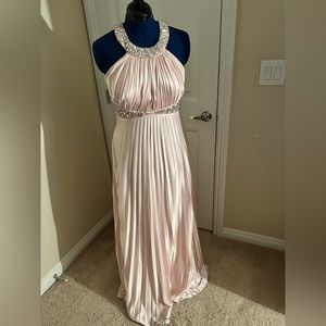 Sequin Hearts Pink Dress/ Evening Gown